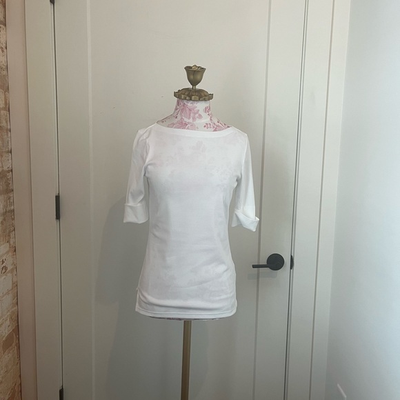 Lauren Ralph Lauren Tops - NWT Lauren Ralph Lauren Stretch Boatneck Top